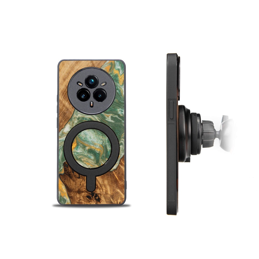 Bewood Resin Case for Realme 14 Pro 5G - 4 Elements - Water with MagSafe (2)