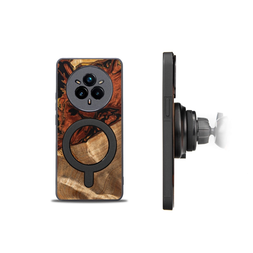 Bewood Resin Case for Realme 14 Pro 5G - 4 Elements - Fire with MagSafe (2)