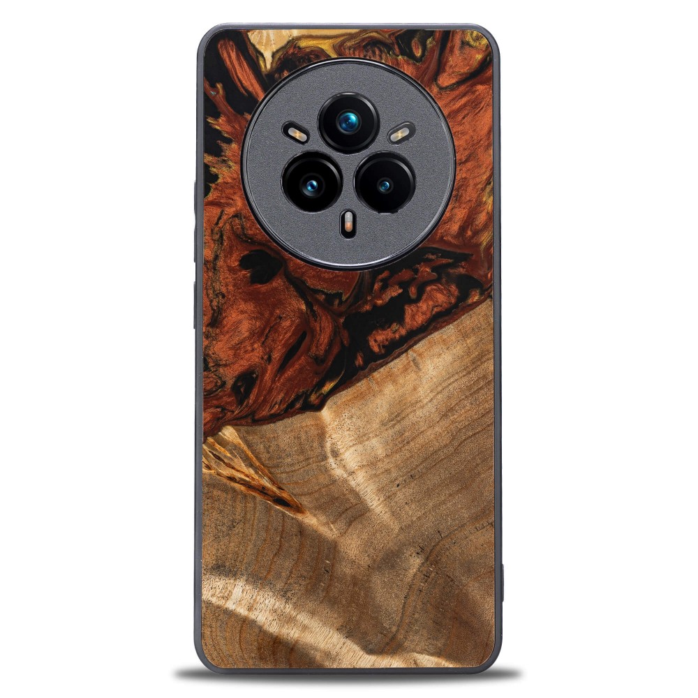 Bewood Resin Case for Realme 14 Pro 5G - 4 Elements - Fire (1)
