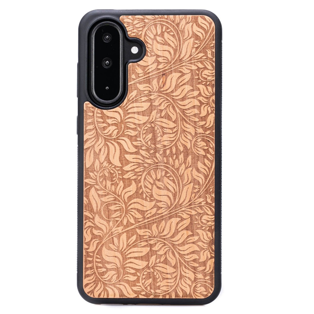 Drewniane Etui Bewood do Samsung Galaxy A56 5G LIŚCIE JABŁOŃ (1)