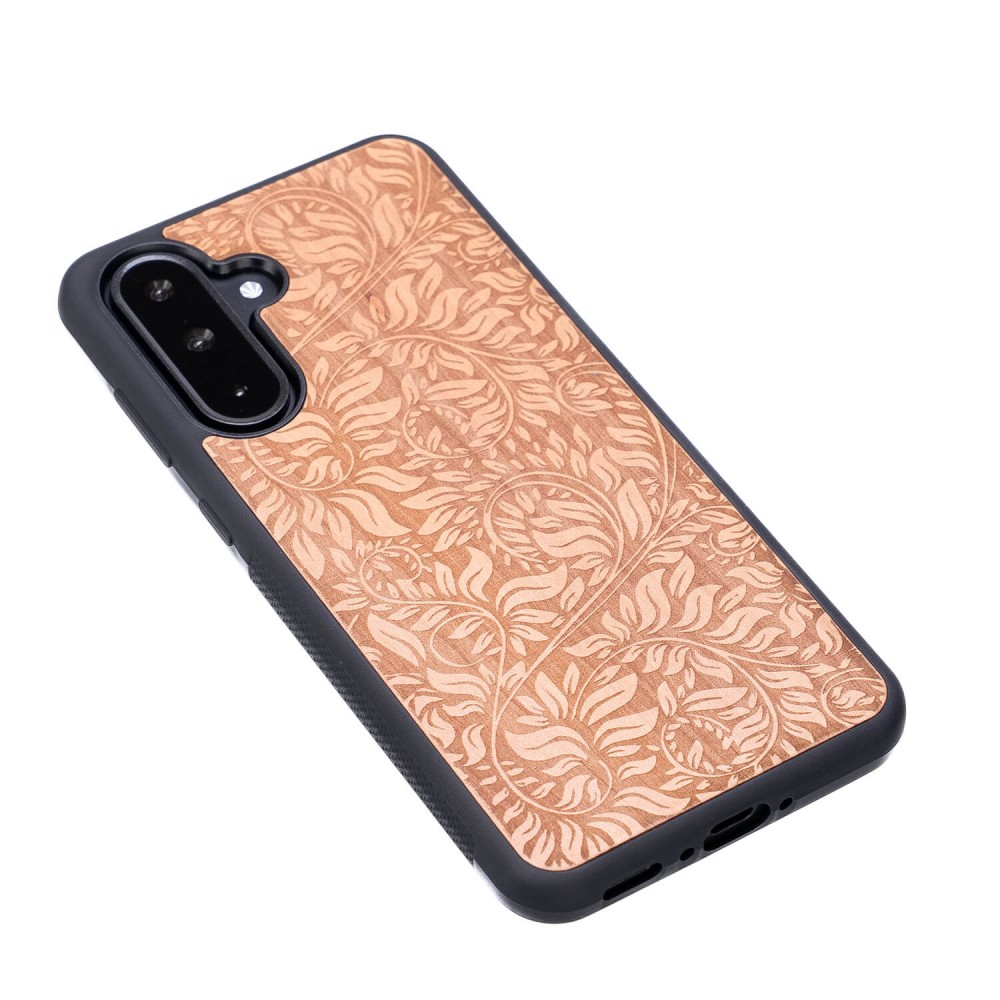 Drewniane Etui Bewood do Samsung Galaxy A56 5G LIŚCIE JABŁOŃ (3)