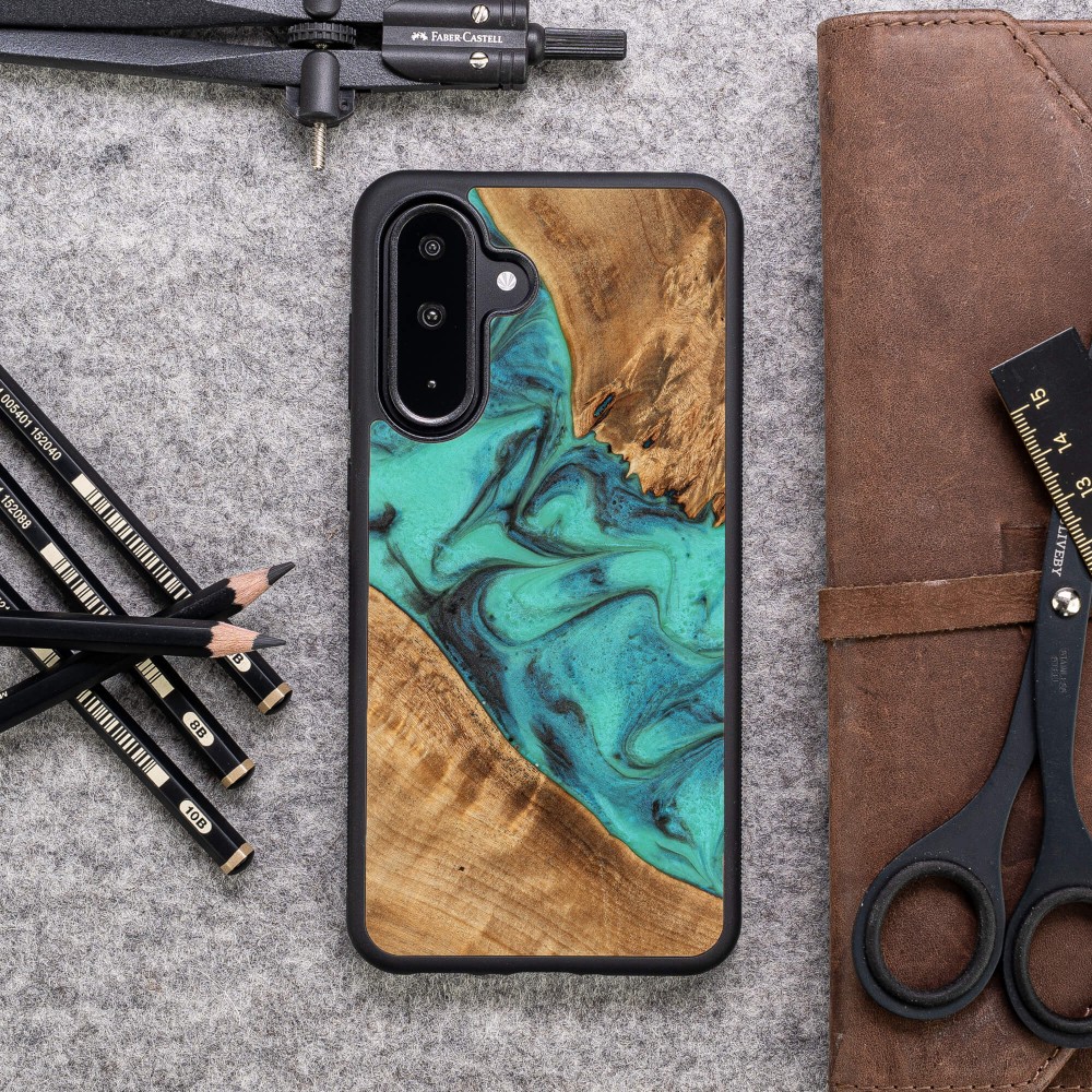 Bewood Resin Case for Samsung Galaxy A26 5G - Turquoise (2)