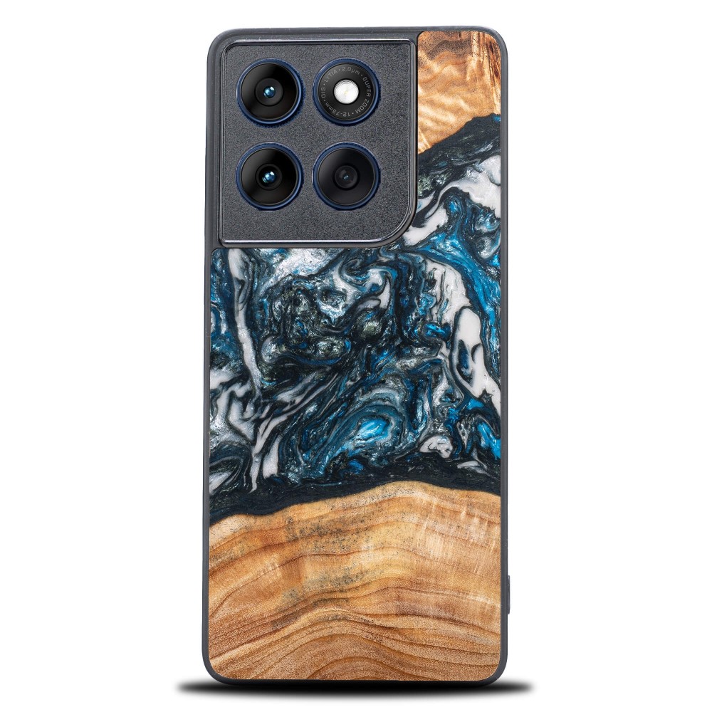 Bewood Resin Case for Motorola Edge 60 / 60 Fusion - Planets - Earth (1)