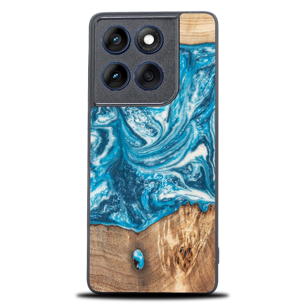 Bewood Resin Case for Motorola Edge 60 / 60 Fusion - Planets - Uranus (1)