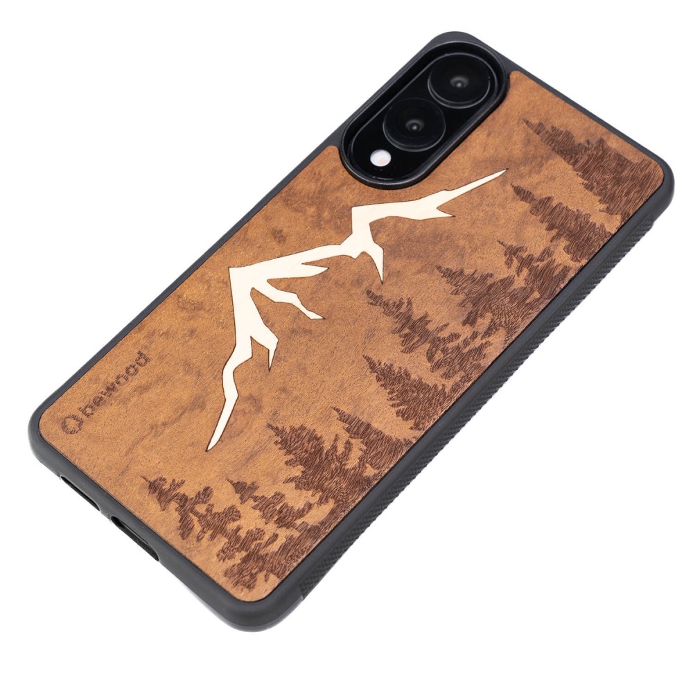 Drewniane Etui Bewood do Samsung Galaxy S25 Edge GÓRY IMBUIA (3)