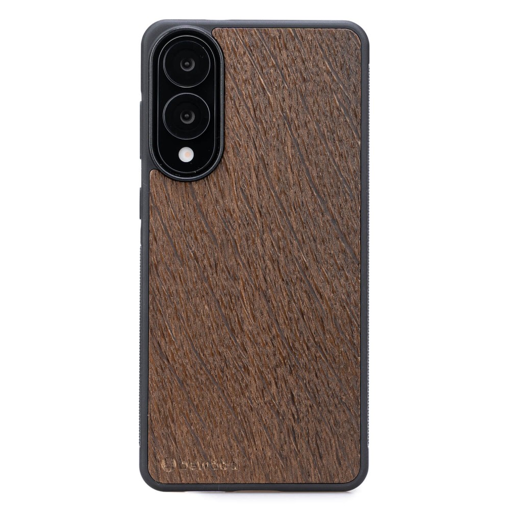 Drewniane Etui Bewood do Samsung Galaxy S25 Edge DĄB WĘDZONY (1)