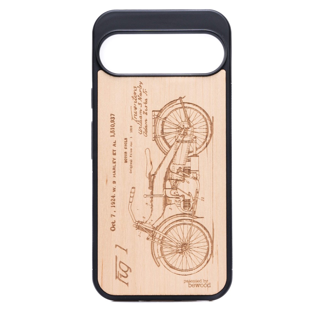 Drewniane Etui Bewood do Google Pixel 10 Pro XL HARLEY PATENT ANIEGRE (1)