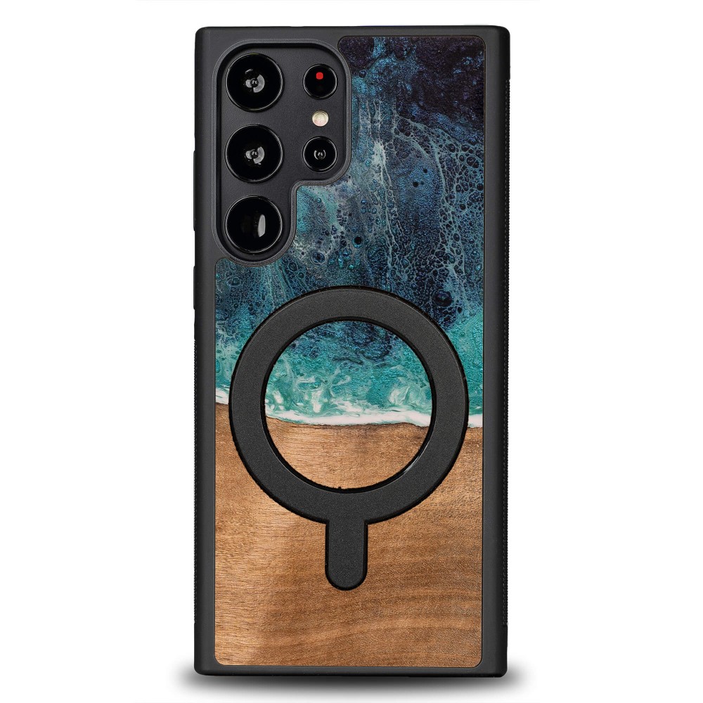 Etui Bewood Unique do Samsung Galaxy S23 Ultra - Dream Island z MagSafe (9)