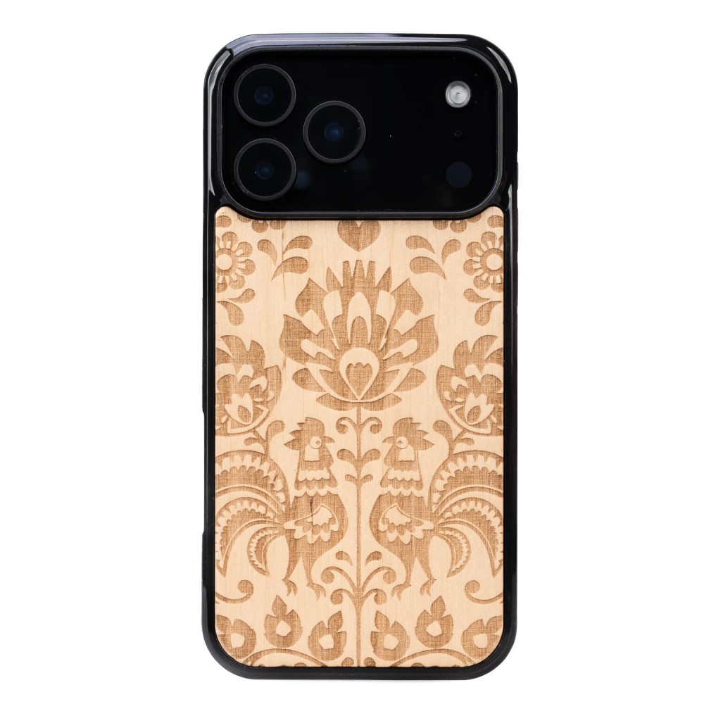 Drewniane Etui Bewood do iPhone 17 Pro Max POLSKI FOLK ANIEGRE (1)