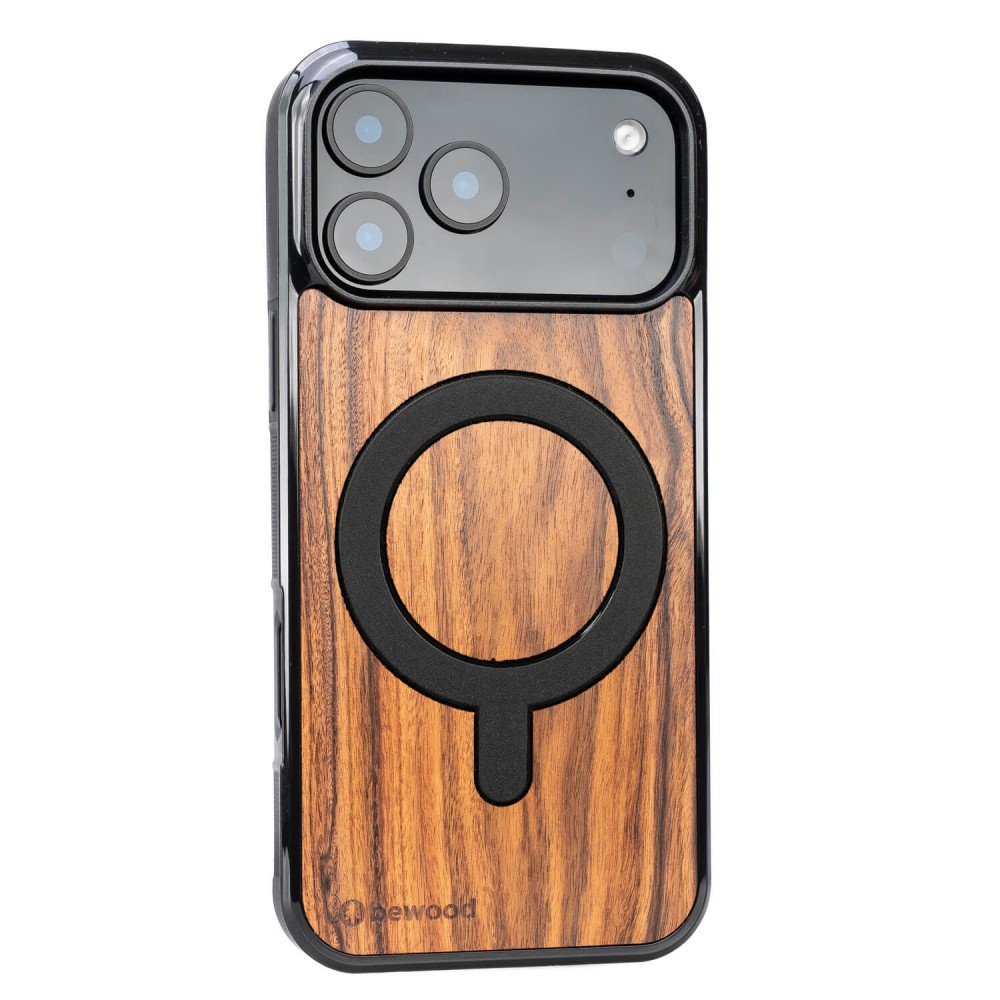 Drewniane Etui Bewood do iPhone 17 Pro Max PALISANDER SANTOS z MagSafe (2)