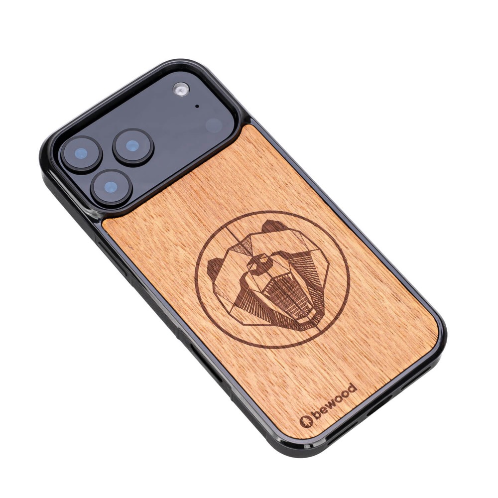 Apple iPhone 17 Pro Max Bear Merbau Bewood Wood Case (3)