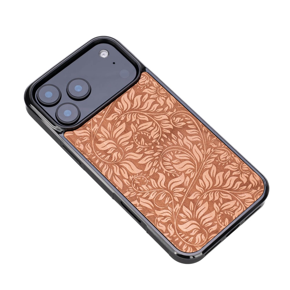 Drewniane Etui Bewood do iPhone 17 Pro Max LIŚCIE JABŁOŃ (3)