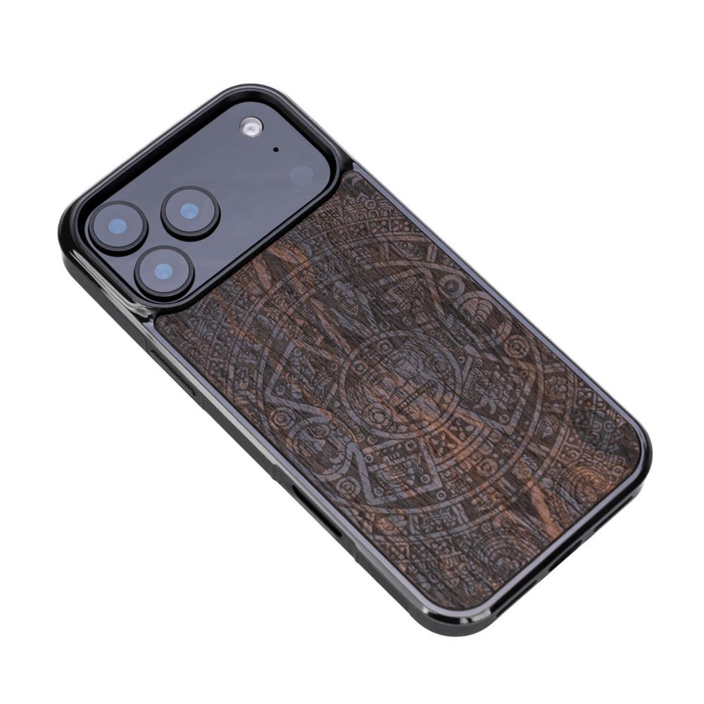 Drewniane Etui Bewood do iPhone 17 Pro Max KALENDARZ AZTECKI ZIRICOTE (3)
