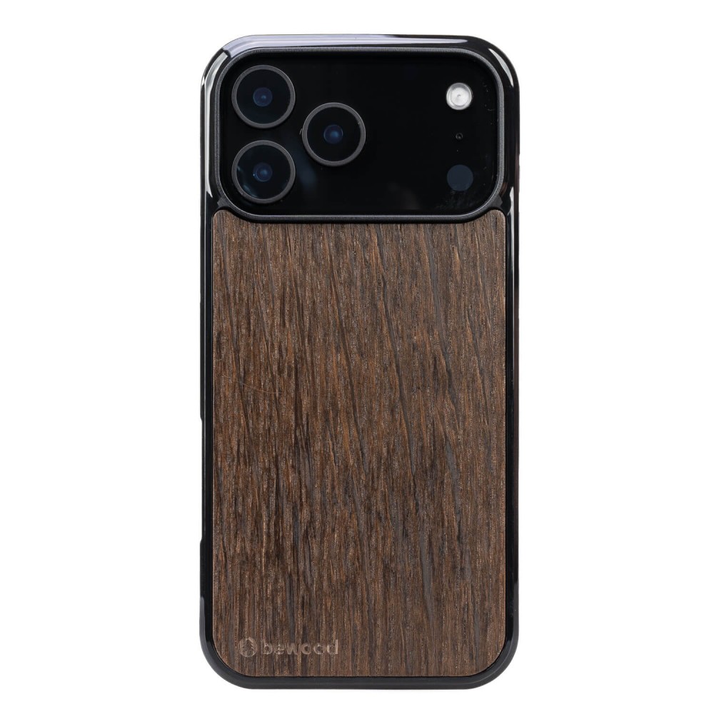 Drewniane Etui Bewood do iPhone 17 Pro Max DĄB WĘDZONY (1)