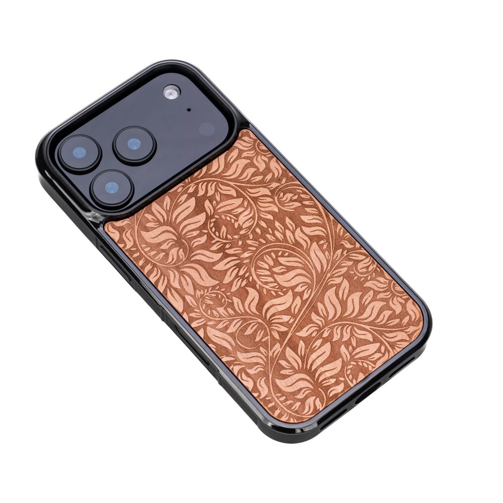 Drewniane Etui Bewood do iPhone 17 Pro LIŚCIE JABŁOŃ (3)