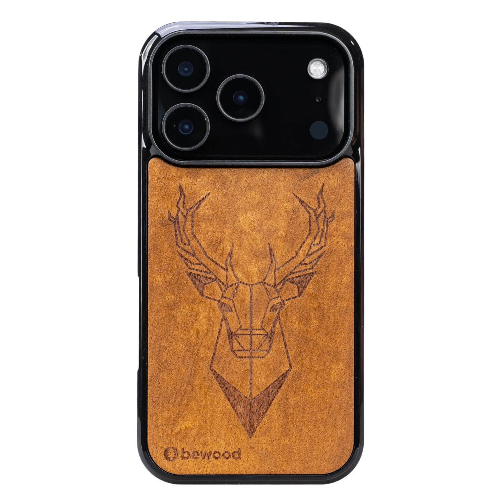 Drewniane Etui Bewood do iPhone 17 Pro JELEŃ IMBUIA (1)