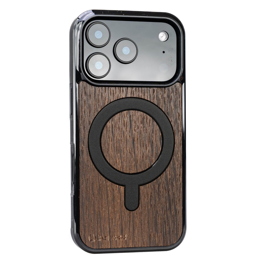Drewniane Etui Bewood do iPhone 17 Pro DĄB WĘDZONY z MagSafe (2)