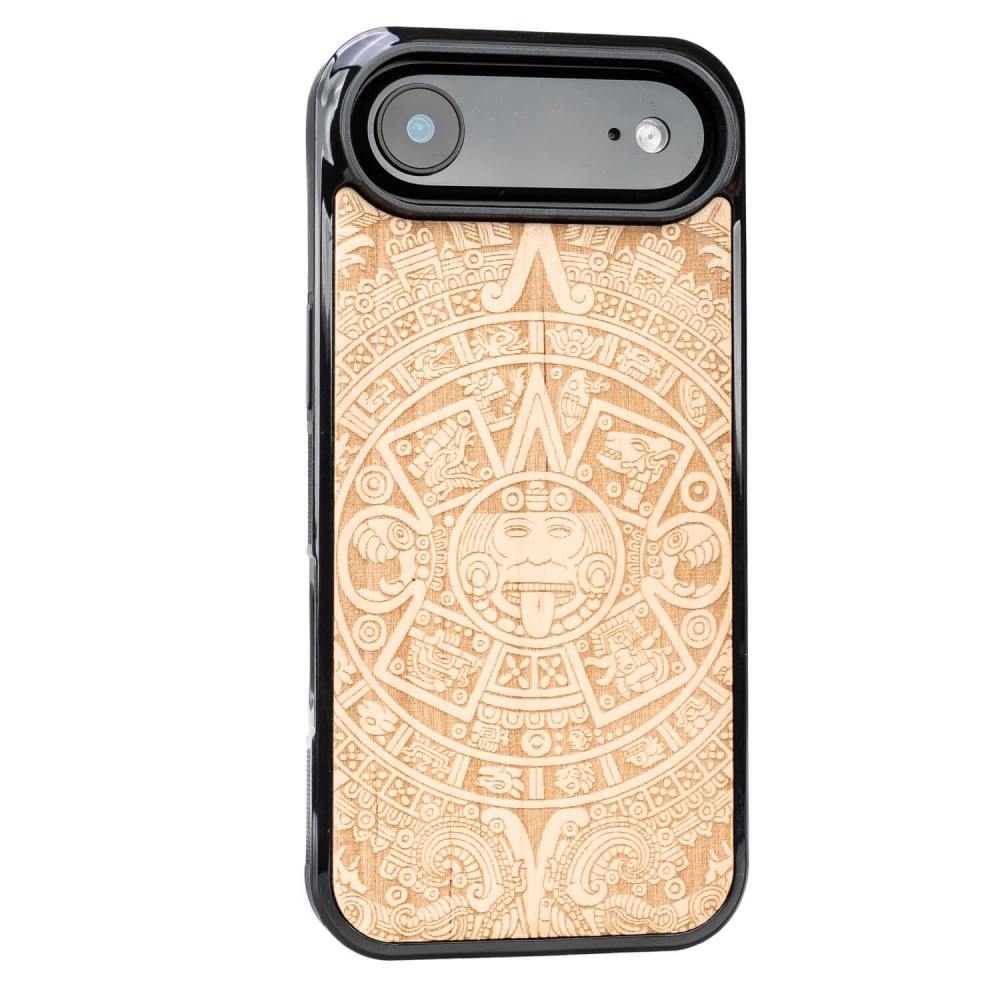 Apple iPhone 17 Air Aztec Calendar Anigre Bewood Wood Case (2)