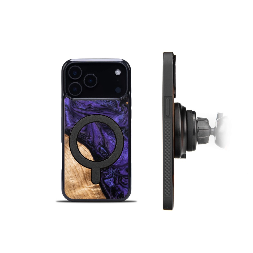 Etui Bewood Unique do iPhone 17 Pro Max - Violet z MagSafe (3)