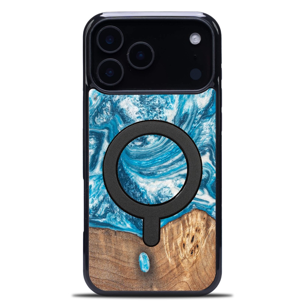 Bewood Resin Case for Apple iPhone 17 Pro Max - Planets - Uranus with MagSafe (1)