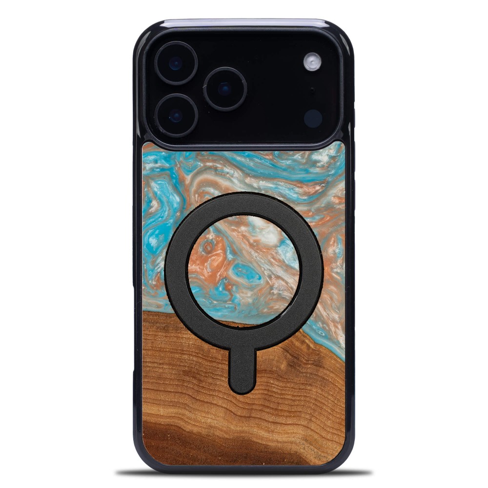Etui Bewood Unique do iPhone 17 Pro Max - Planets - Saturn z MagSafe (1)