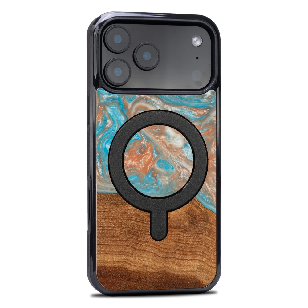 Etui Bewood Unique do iPhone 17 Pro Max - Planets - Saturn z MagSafe (2)