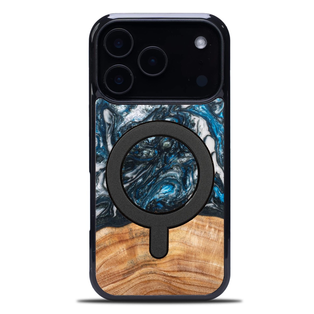 Bewood Resin Case for Apple iPhone 17 Pro - Planets - Earth with MagSafe (1)