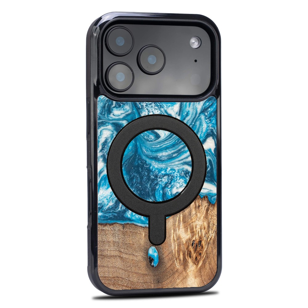 Bewood Resin Case for Apple iPhone 17 Pro - Planets - Uranus with MagSafe (2)