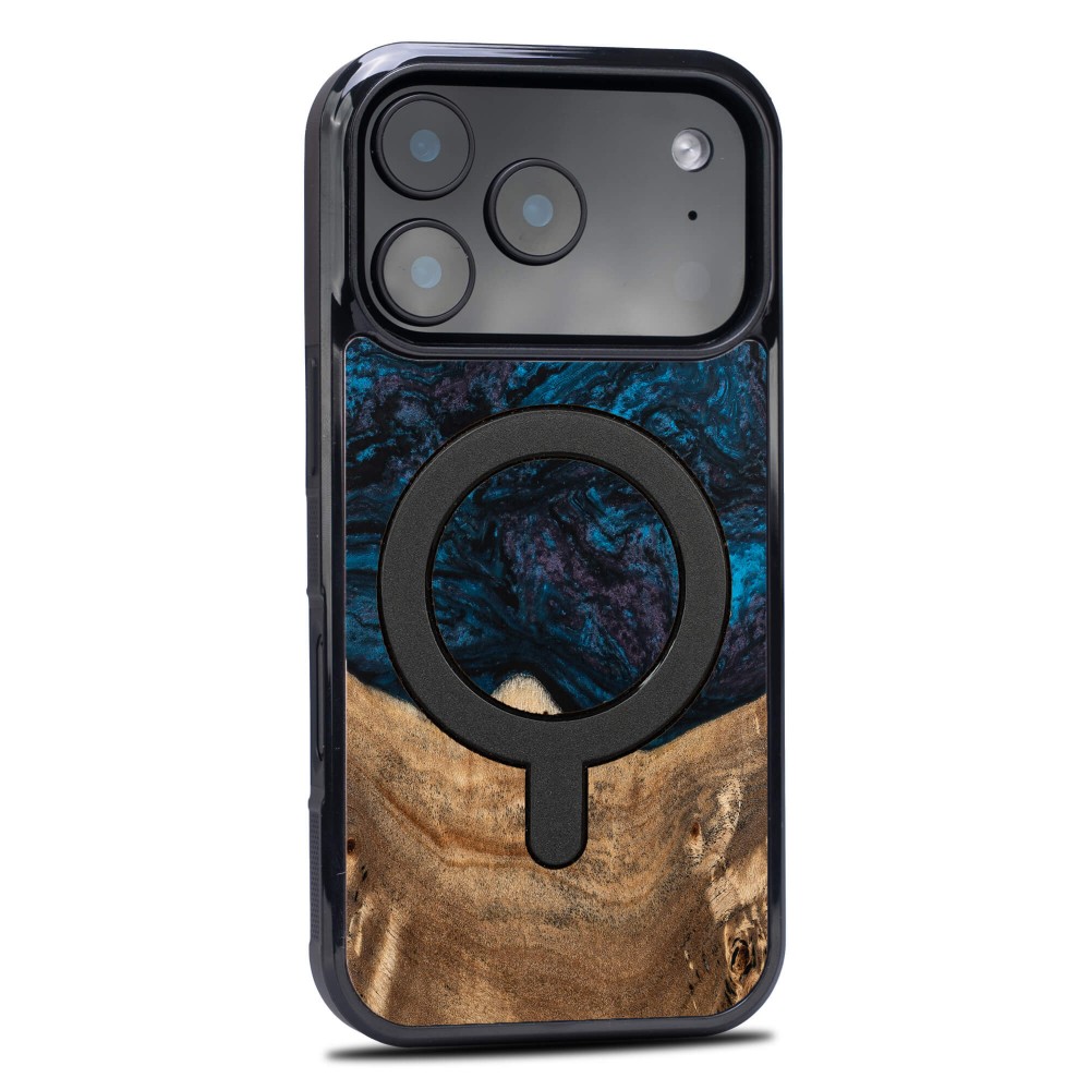 Etui Bewood Unique do iPhone 17 Pro - Planets - Neptun z MagSafe (2)