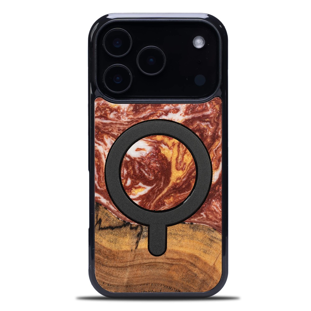 Bewood Resin Case for Apple iPhone 17 Pro - Planets - Mars with MagSafe (1)