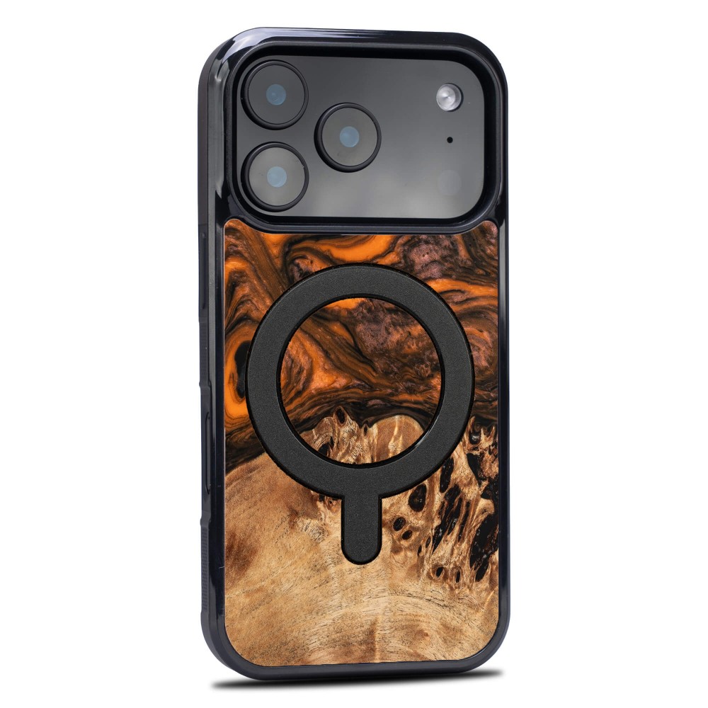 Etui Bewood Unique do iPhone 17 Pro - Orange z MagSafe (2)