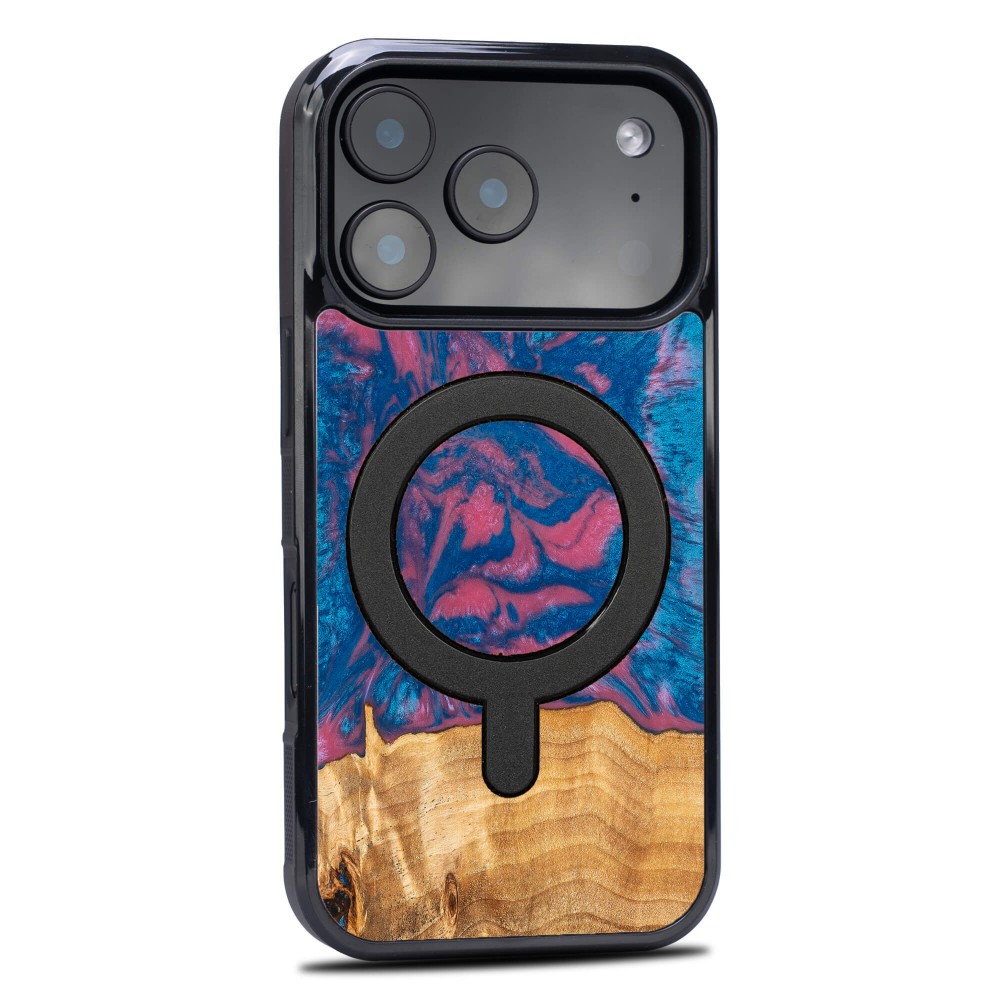 Etui Bewood Unique do iPhone 17 Pro - Neons - Vegas z MagSafe (2)