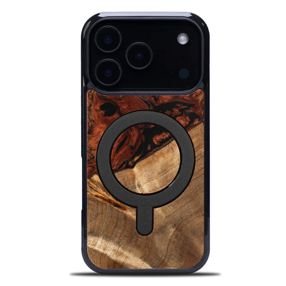 Bewood Resin Case for Apple iPhone 17 Pro - 4 Elements - Fire with MagSafe (1)