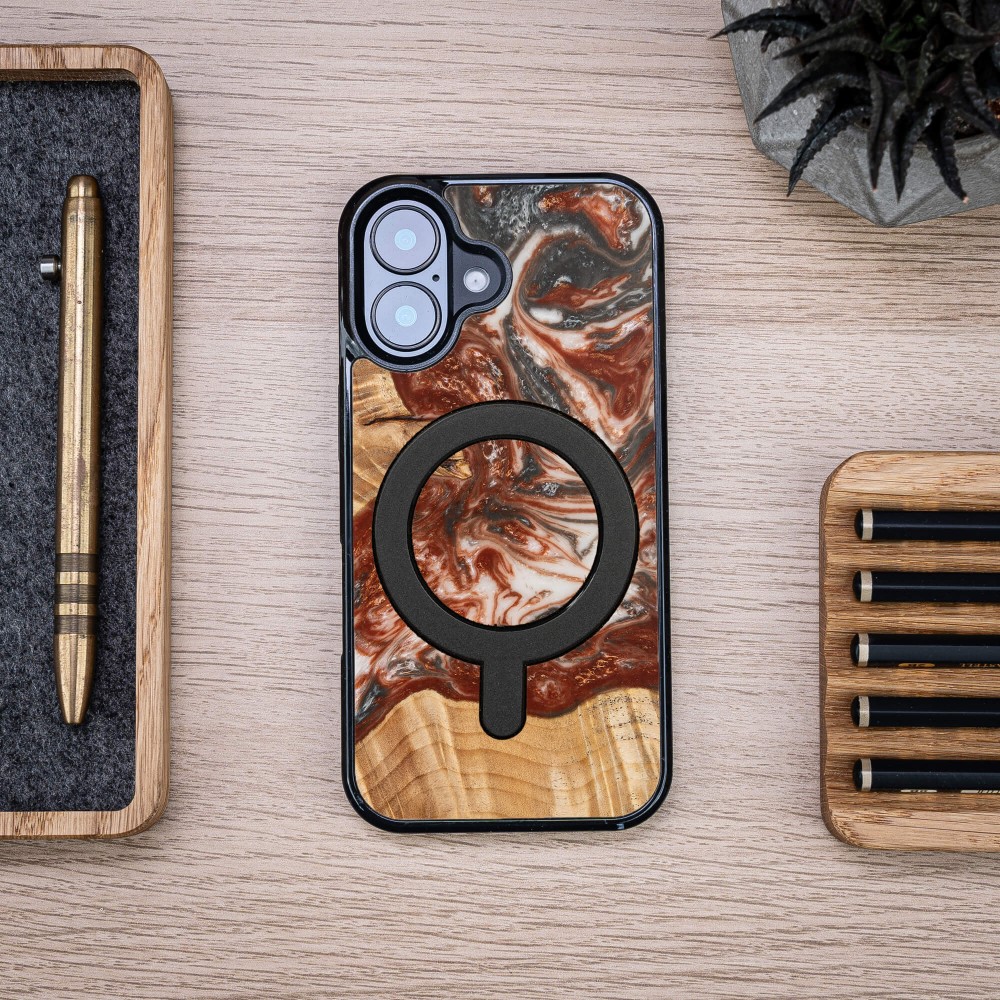 Etui Bewood Unique do iPhone 17 - Planets - Wenus z MagSafe (4)
