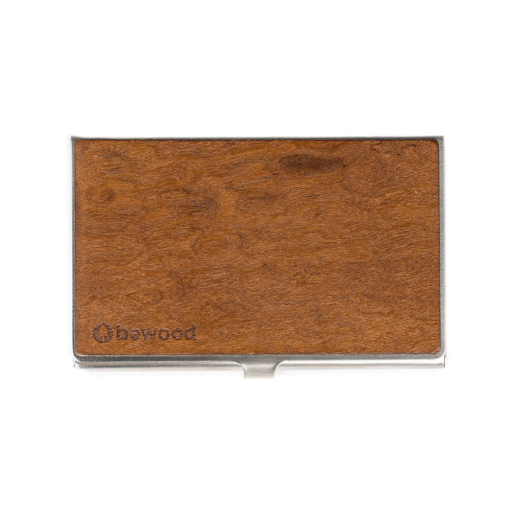 Drewniany Wizytownik Bewood Inox Imbuia (2)