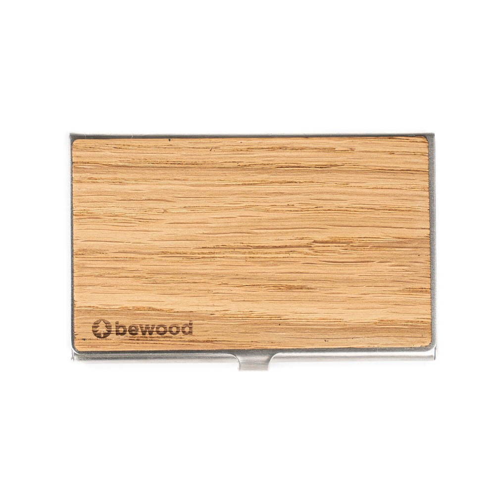 Drewniany Wizytownik Bewood Inox Dąb (2)