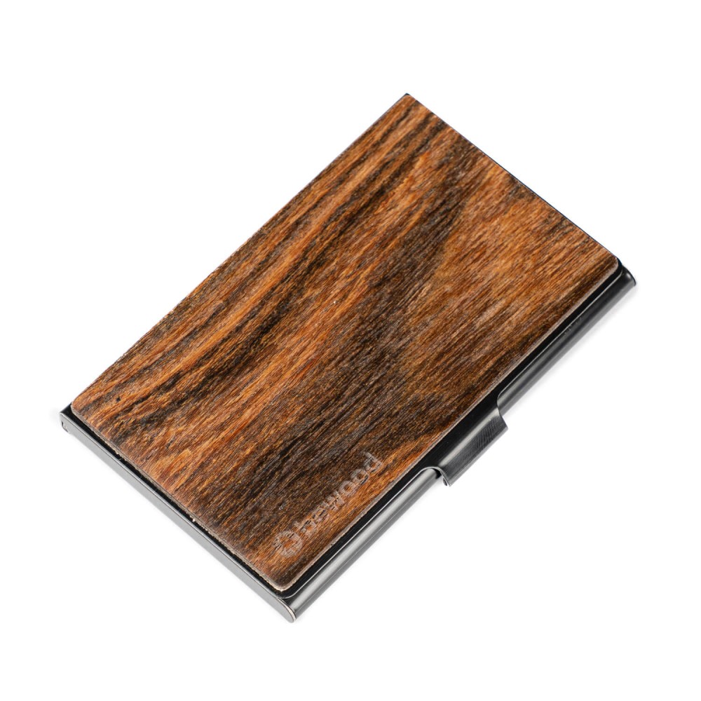 Business Card Holder Black Bocote (1)