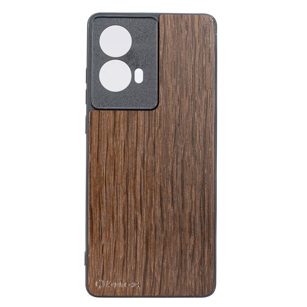 Drewniane Etui Bewood do Motorola G85 5G DĄB WĘDZONY (1)