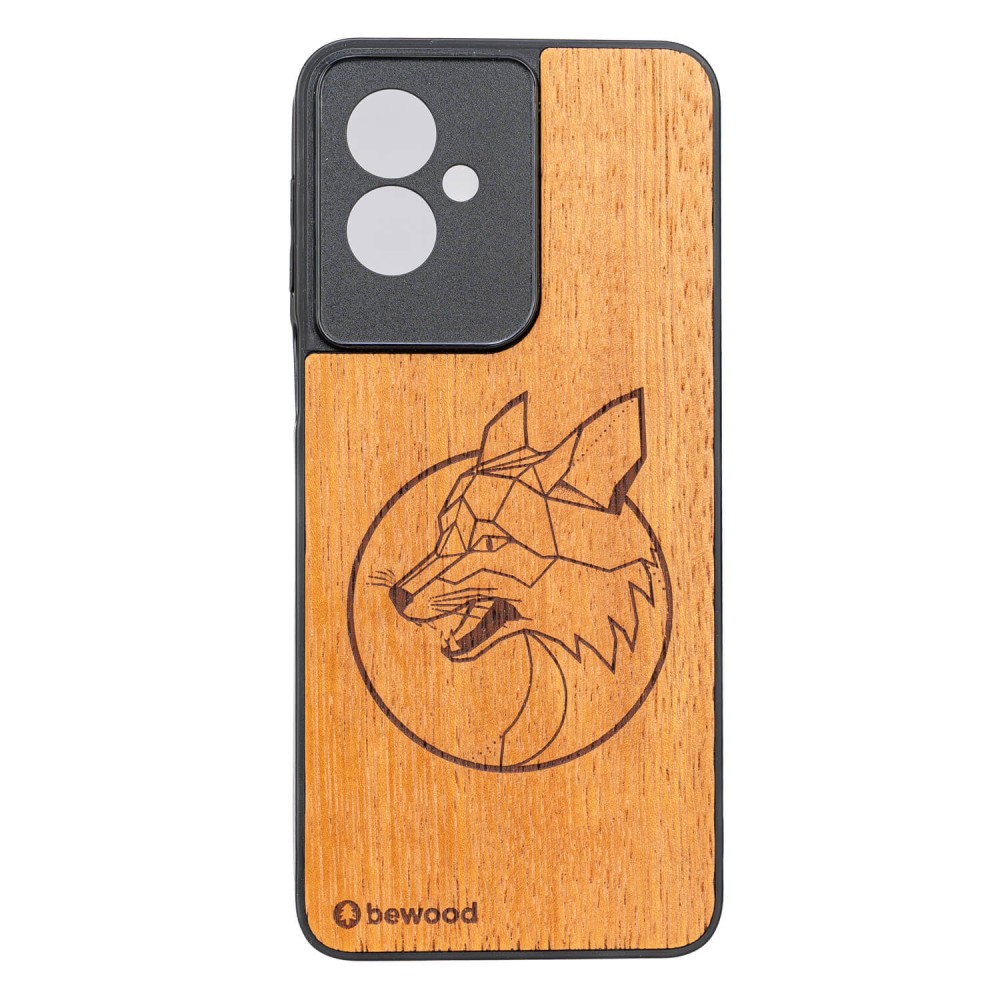Drewniane Etui Bewood do Motorola G55 5G LIS MERBAU (1)