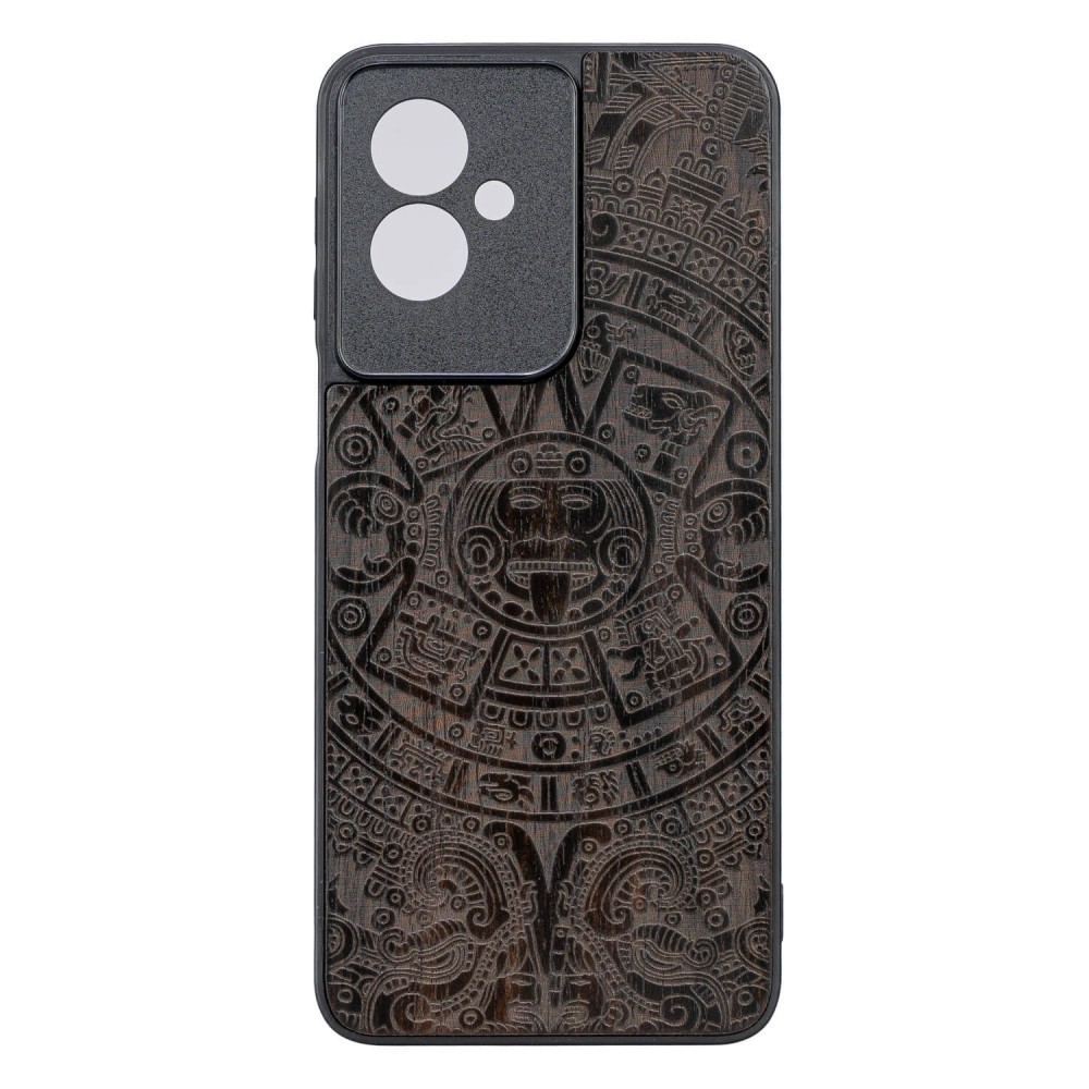 Drewniane Etui Bewood do Motorola G55 5G KALENDARZ AZTECKI ZIRICOTE (1)