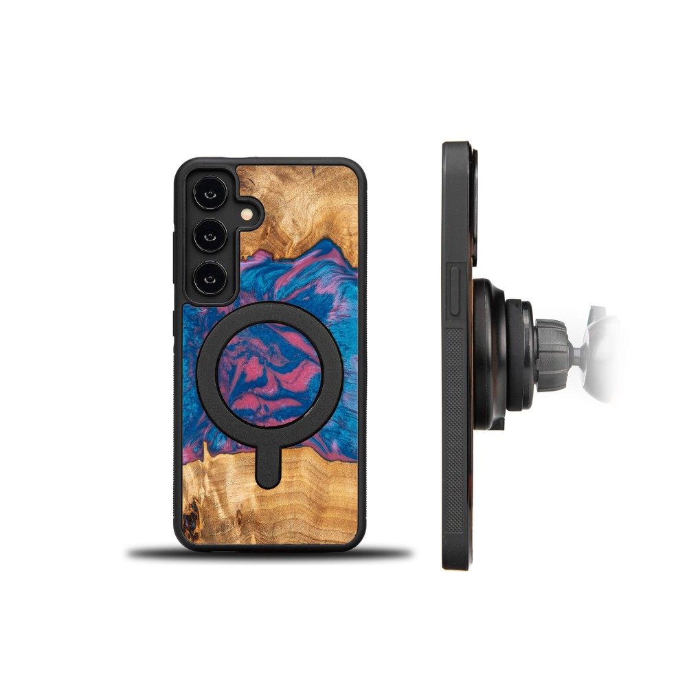 Bewood Resin Case for Samsung Galaxy S25 FE - Neons - Vegas with MagSafe (2)