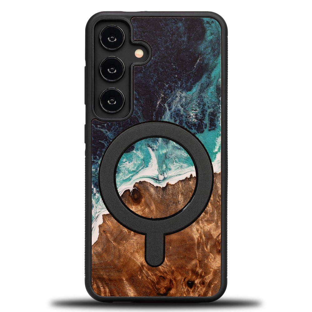 Bewood Resin Case for Samsung Galaxy S25 FE - Dream Island with MagSafe (7)