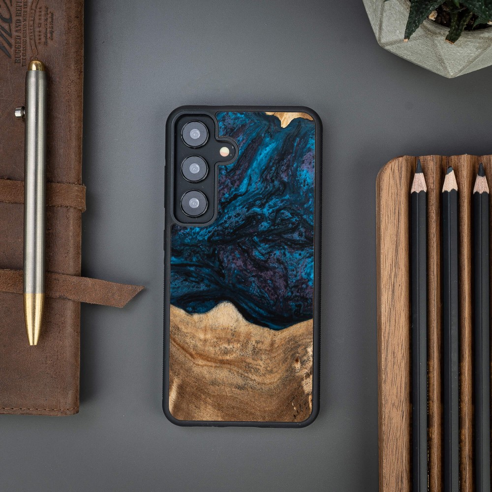 Bewood Resin Case for Samsung Galaxy S25 FE - Planets - Neptune (2)