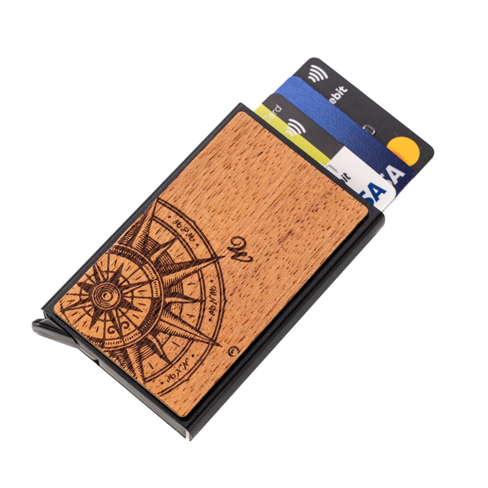 Etui na karty Bewood Traveler Merbau (1)