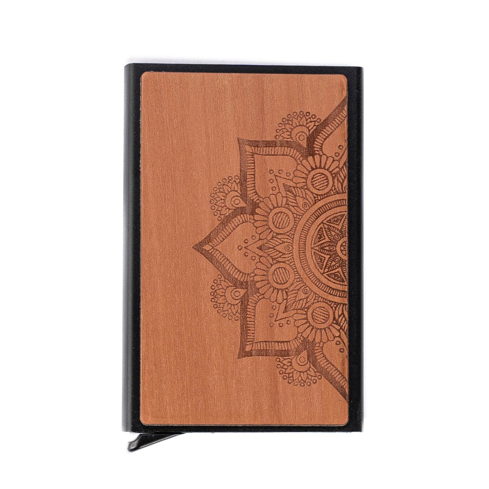 Credit Card Case Bewood Inox Mandala Apple Tree (2)