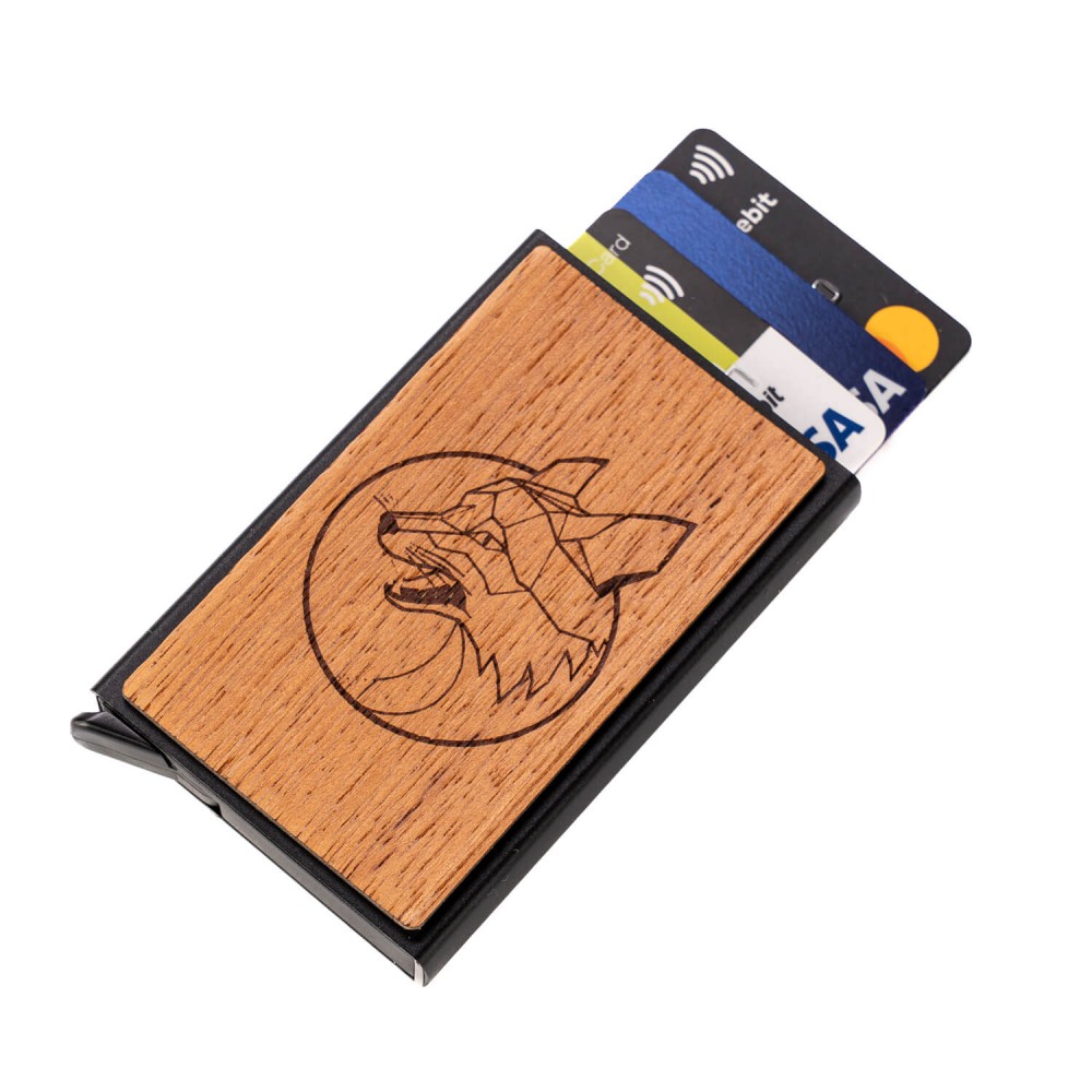 Etui na karty Bewood Lis Merbau (1)