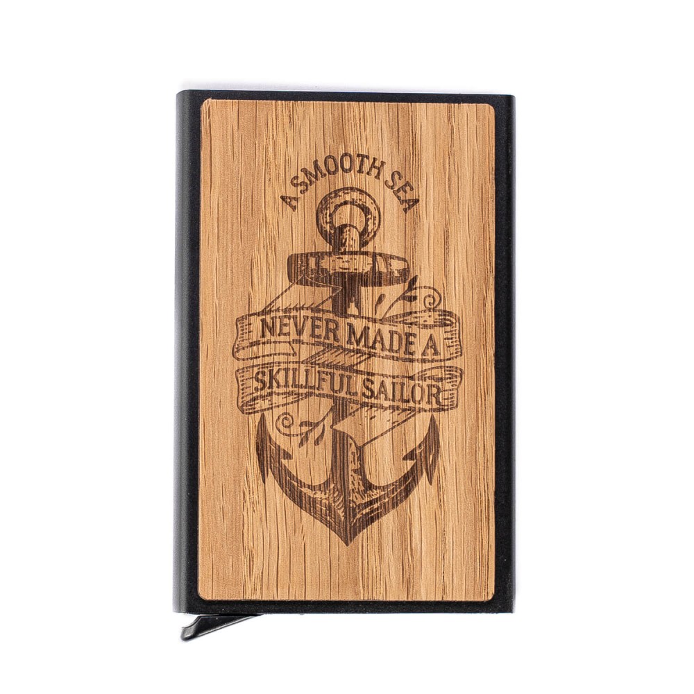Etui na karty Bewood Kotwica Dąb (2)