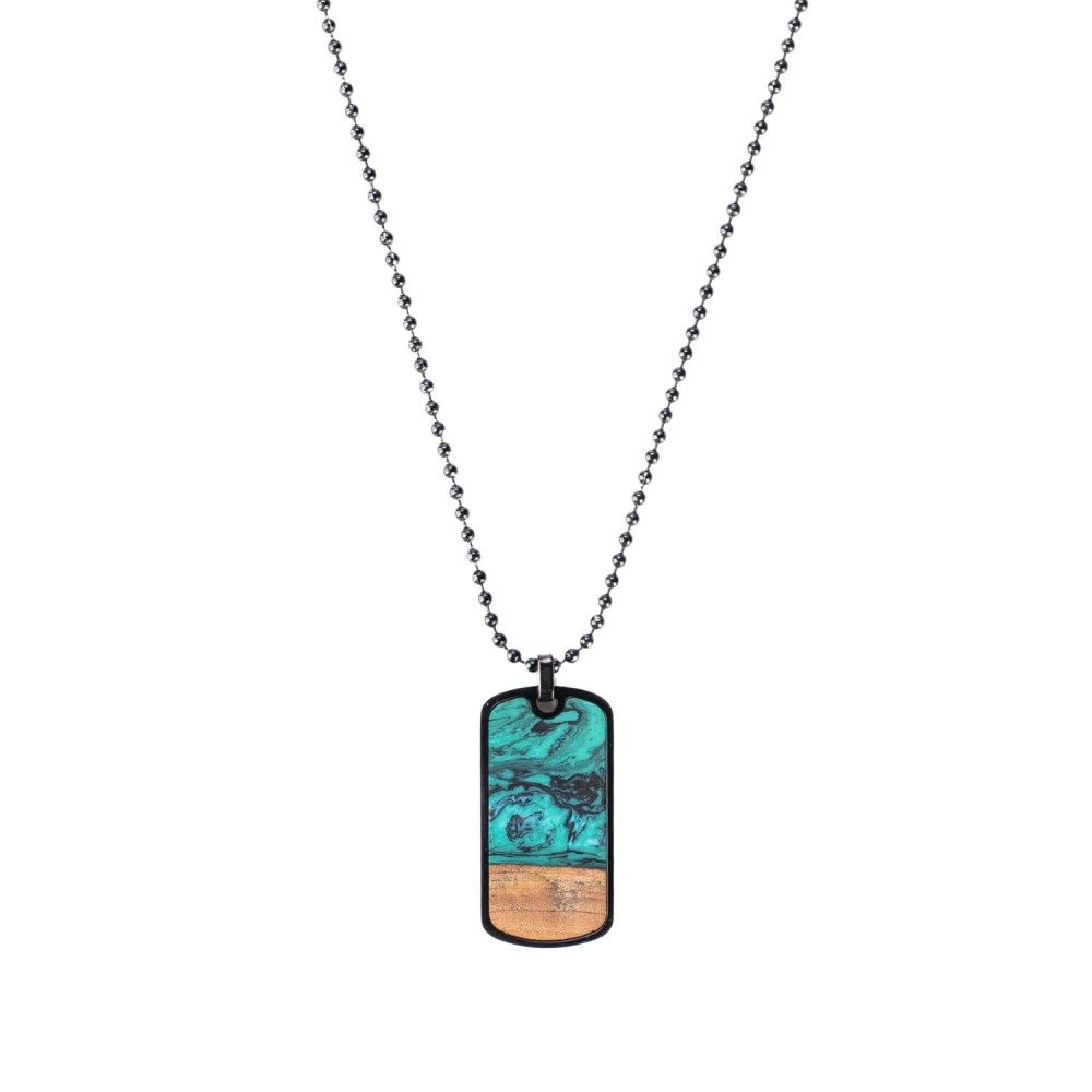 Dog tag Bewood Unique - Turquoise (3)
