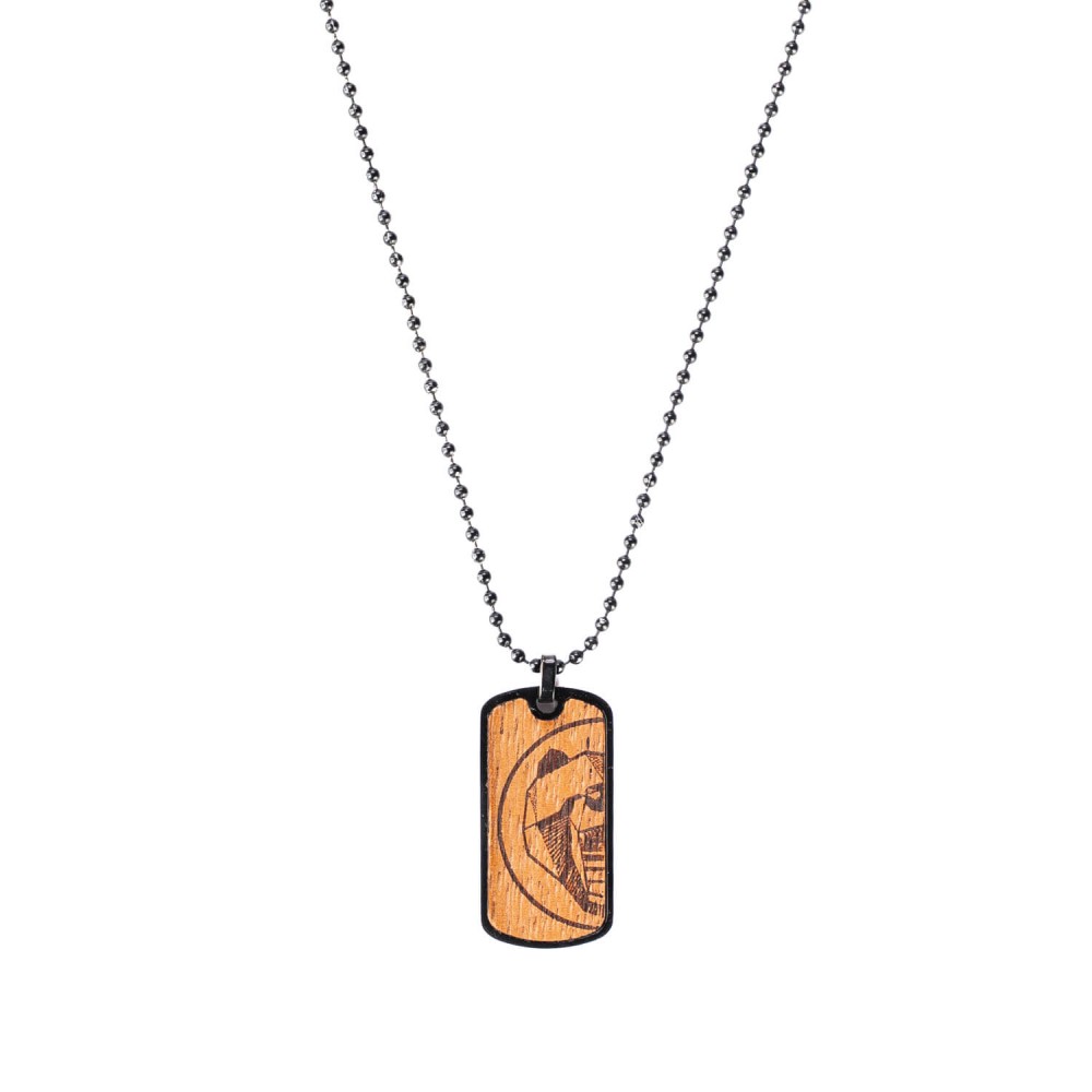 Nieśmiertelnik Bewood - Niedźwiedź - Merbau (3)