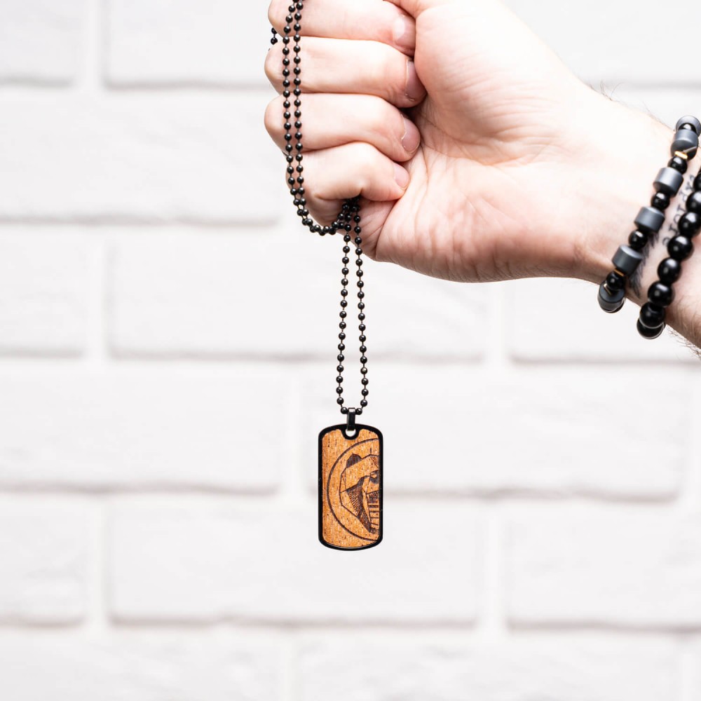 Nieśmiertelnik Bewood - Niedźwiedź - Merbau (4)